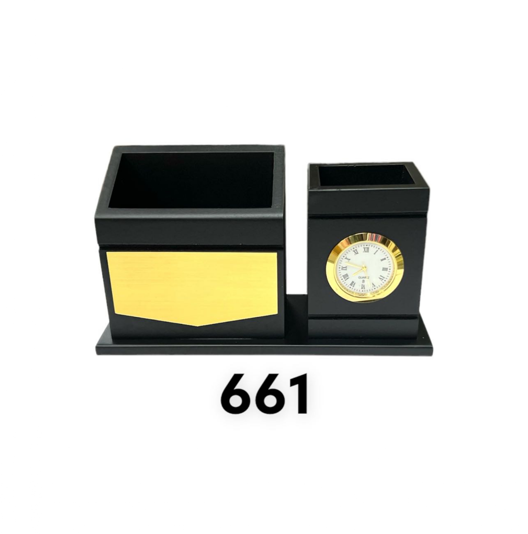 Pen Stand with Clock - 661