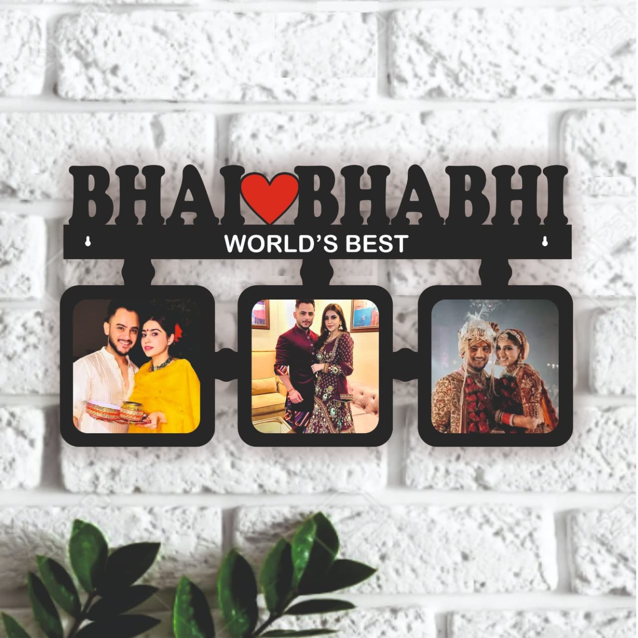 BHAI BHABHI Wooden Wall Hanging