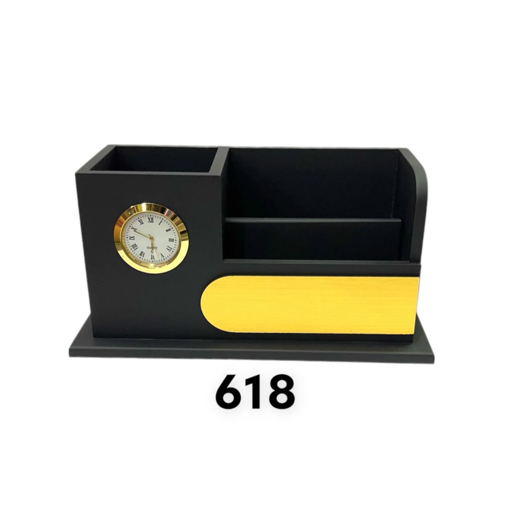 Pen Stand with Clock - 618