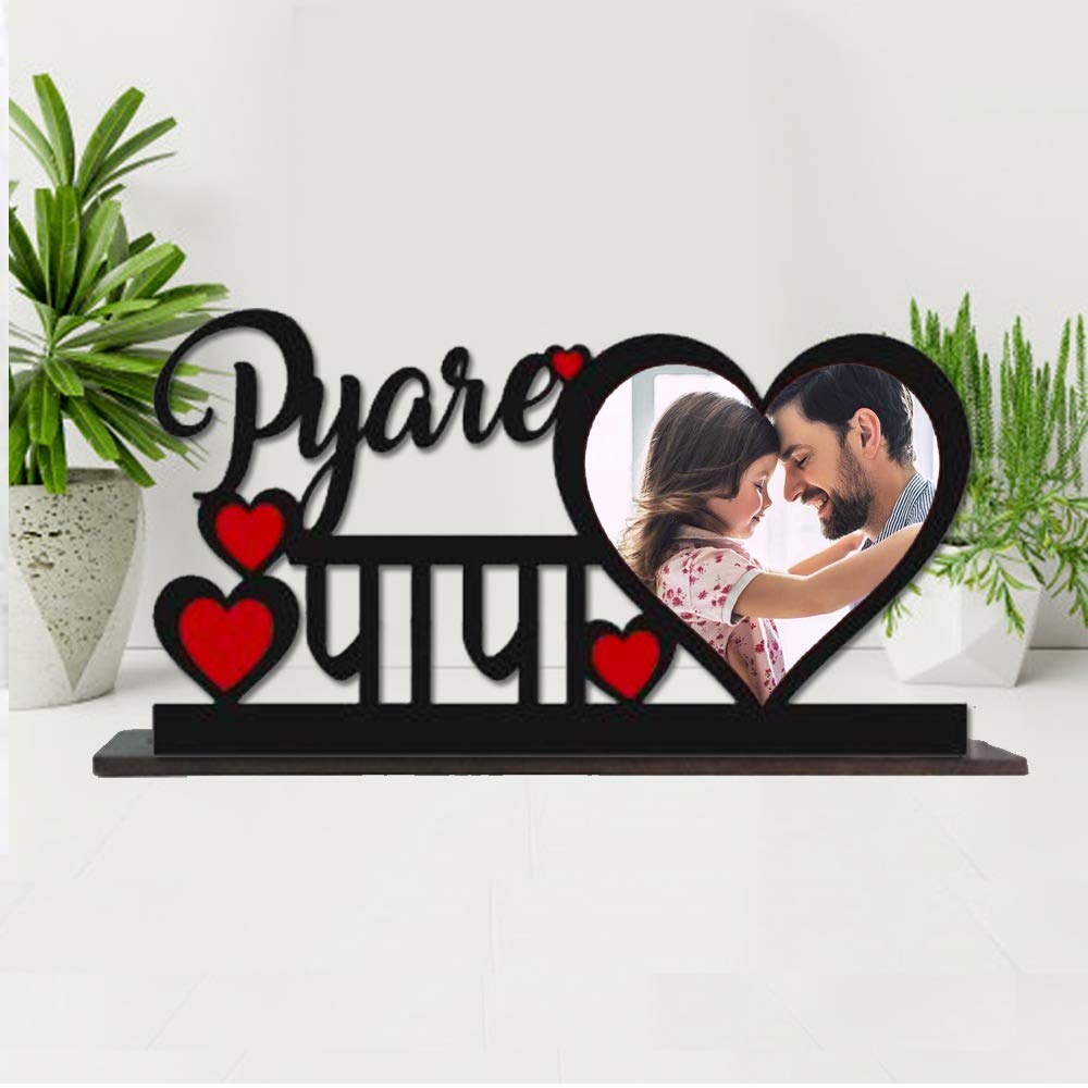 Pyare Papa Personalized Wooden Table Top