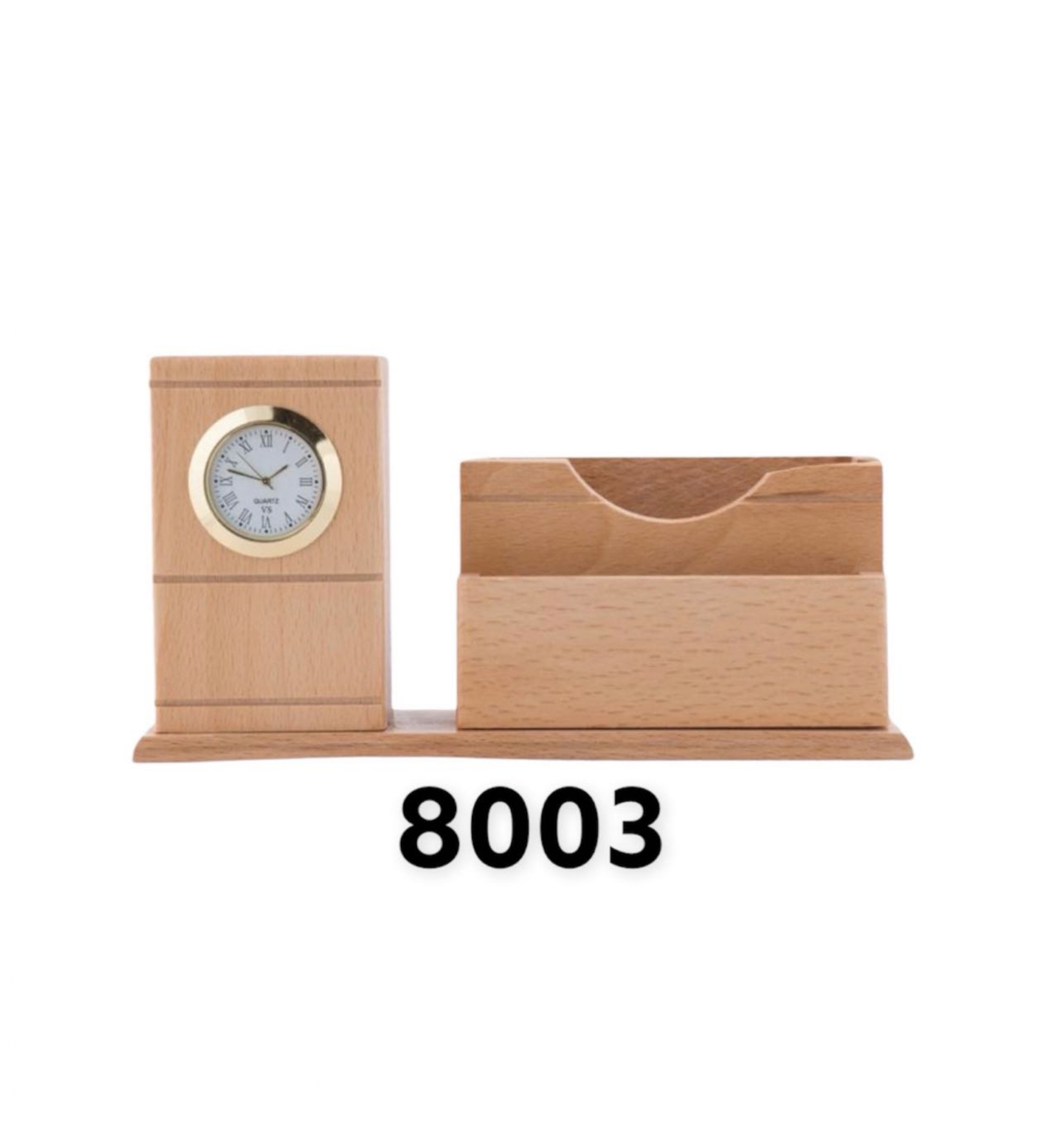 Pen Stand with Clock - 8003