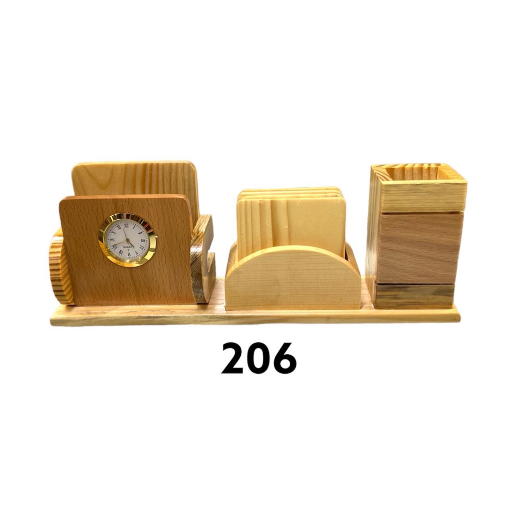 Pen Stand with Clock - 206