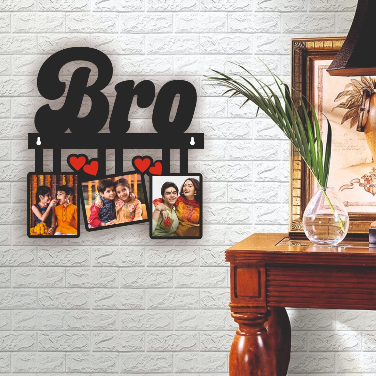 Bro 3 Pic Wall Hanging