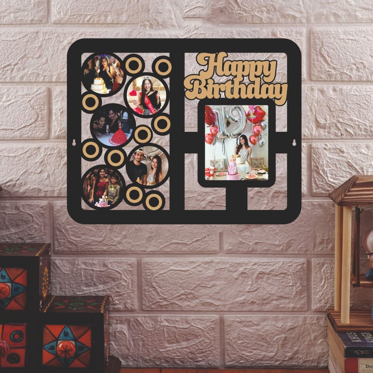 Happy Birthday Wall Hanging Collage