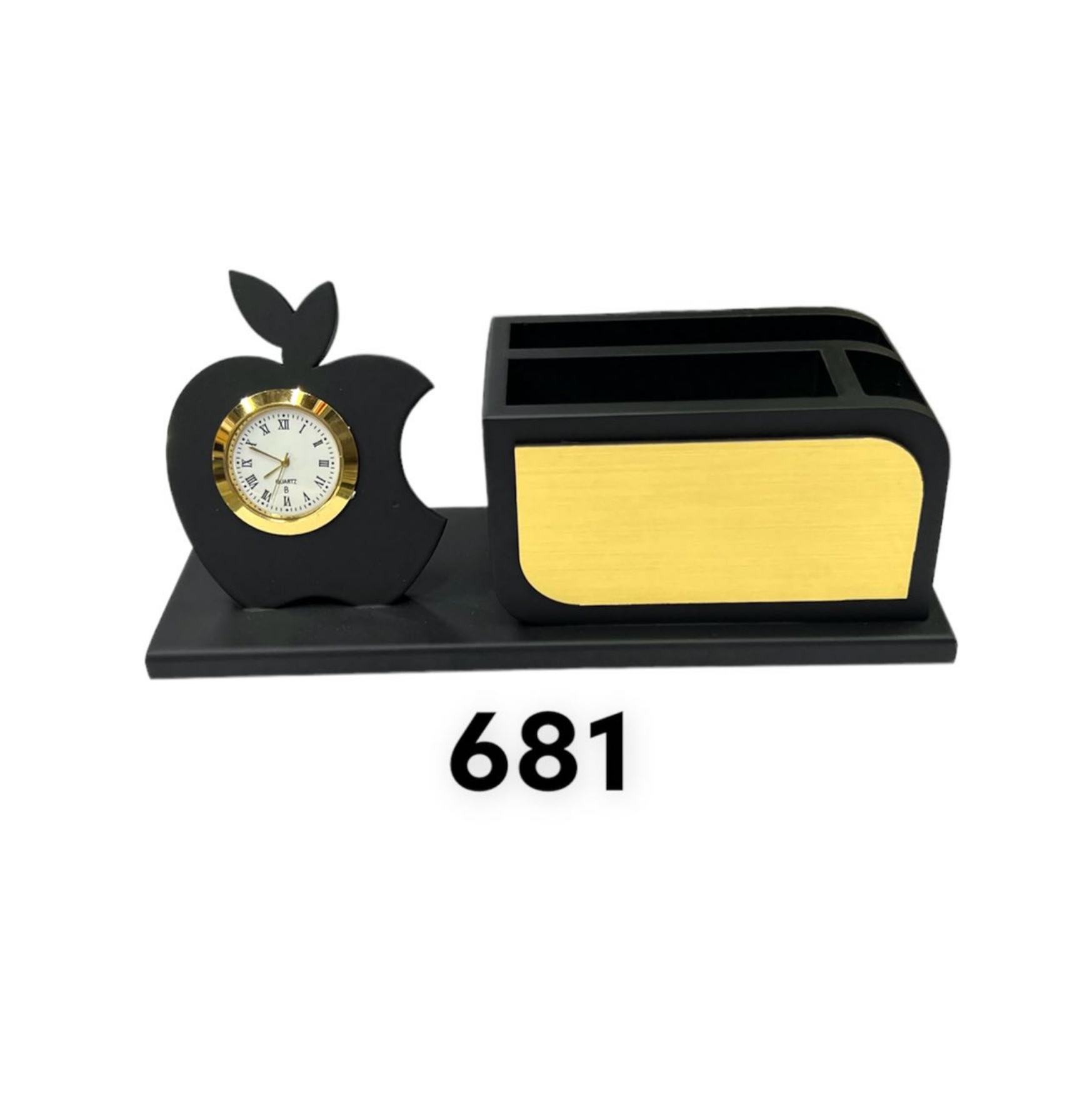 Pen Stand with Clock - 681