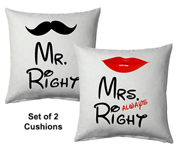 Mr Right & Mrs Always Right (12 X 12 in)