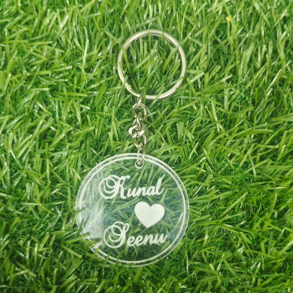 Customized Round Shape Acrylic Keychain